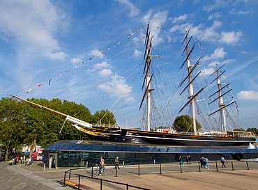 The renovated Cutty Sark, Greenwich, London, England, United Kingdom, Europe 