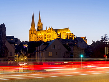 Chartres Cathedral, UNESCO World Heritage Site, Chartres, Eure-et-Loir, France, Europe