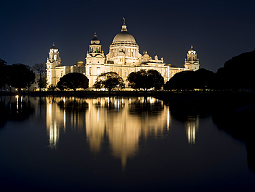 The Victoria Memorial, Kolkata, West Bengal, India, Asia