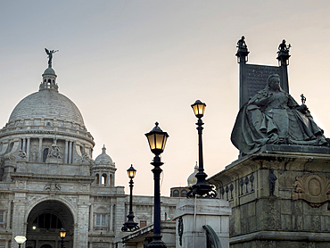 The Victoria Memorial, Kolkata, West Bengal, India, Asia