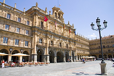 Plaza Mayor, Salamanca, Castilla y Leon, Spain, Europe