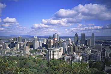 City skyline, Montreal, Quebec. Canada, North America