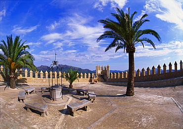 Church Courtyard, Arta, Mallorca, Spain