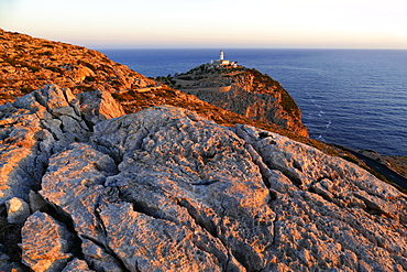 Lighthouse at Cap Formentor, Majorca, Balearic Islands, Spain, Mediterranean, Europe