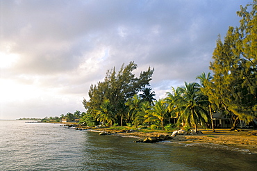 Coastline, Dangriga, Belize, Central America