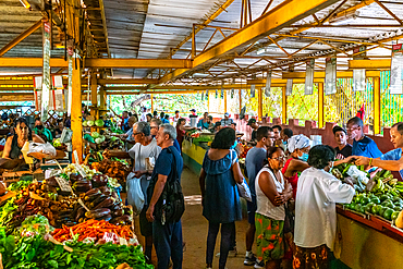 Covered food market, Havana, Cuba