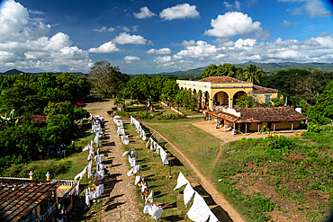 Former Manaca-Iznaga sugar plantation Great House, Valle de los Ingenios, near Trinidad, Cuba 1