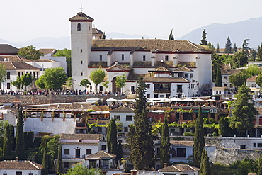 Church of San Nicolas, Old City, Granada, Andalucia, Spain, Europe