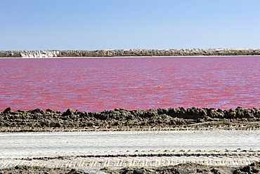 Salt winning, Walvis Bay, Namibia, Africa