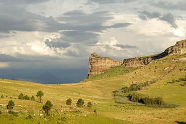 Landscape near Clarens, South Africa, Africa