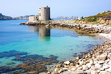 Cromwell's Castle, Isle of Tresco, Isles of Scilly, United Kingdom, Europe