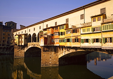 The Ponte Vecchio Bridge, Florence, Tuscany, Italy 