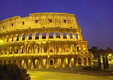 Colosseum at Night, Rome, Italy