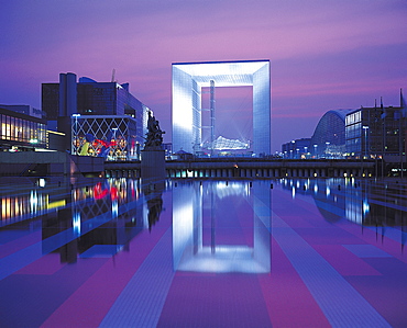 La Grande Arche and La Defense, Paris, France