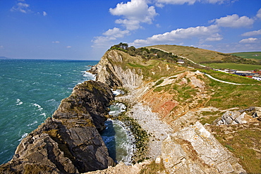 Stair Hole, Lulworth Cove, Dorset, England, United Kingdom, Europe