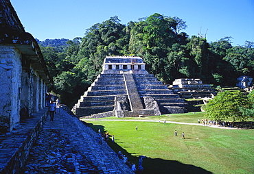 Temple of Inscriptions, Palenque Ruins, Chiapas, Mexico