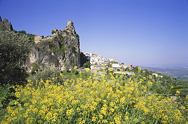 Spain, La Iruela village, view from Cazorla National Park