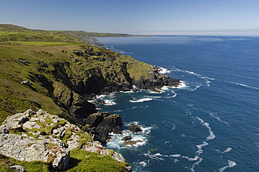 Coastline near Zennor, Cornwall, England, United Kingdom, Europe