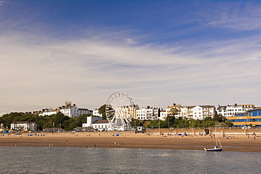 The beach and seafront, Exmouth, Devon, England, United Kingdom, Europe