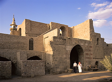 Courtyard of the Mamluke Fort, Aqaba, Jordan, Middle East