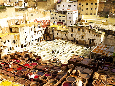 Tannery, Fez, Morocco, North Africa, Africa