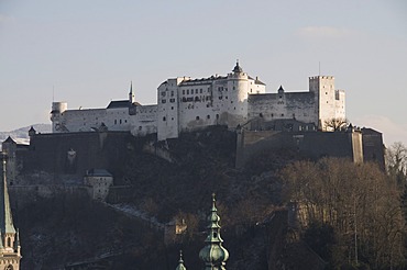 View of Salzburg from the Monchsberg, Salzburg, Austria