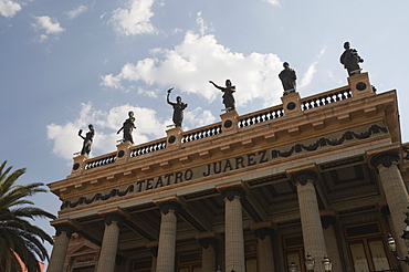 Teatro Juarez, theatre famous for its architectural mixtures in Guanajuato, a UNESCO World Heritage Site, Guanajuato State, Mexico, North America