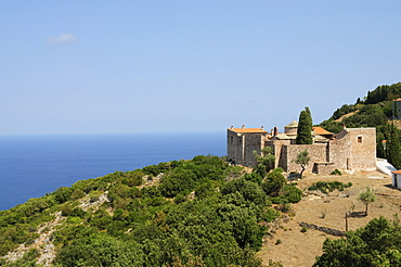 Monastery Agia Varvara, Skopelos, Sporades Islands, Greek Islands, Greece, Europe