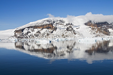 Reflections, Brown Bluff, Antarctic Peninsula, Antarctica, Polar Regions