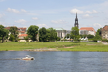 River Elbe, Dresden, Saxony, Germany, Europe