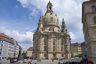 Frauenkirche (Church of Our Lady), Dresden, Saxony, Germany, Europe