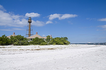 Sanibel lighthouse, Sanibel Island, Gulf Coast, Florida, United States of America, North America