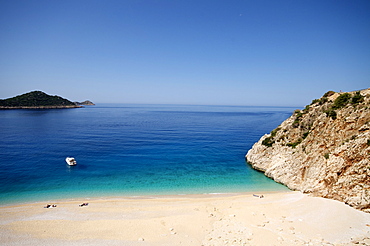 Kaputas beach at Kalkan area, Anatolia, Turkey, Asia Minor, Eurasia