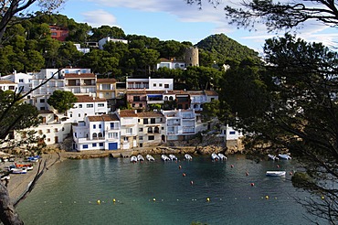 Sa Tuna, near Begur, Costa Brava, Catalonia, Spain, Mediterranean, Europe