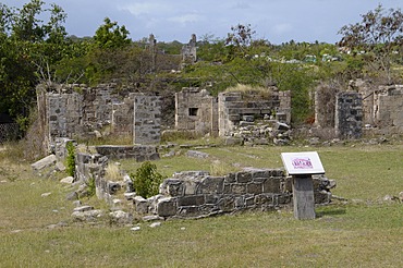 Betty's Hope Sugar mill, Antigua, Leeward Islands, West Indies, Caribbean, Central America