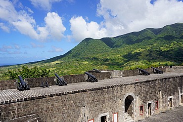 Brimstone Hill Fortress, UNESCO World Heritage Site, St. Kitts, St. Kitts and Nevis, Leeward Islands, West Indies, Caribbean, Central America 