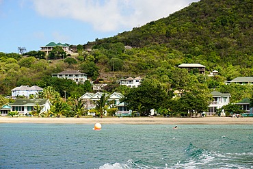 Oualie Beach Hotel, Nevis, St. Kitts and Nevis, Leeward Islands, West Indies, Caribbean, Central America 