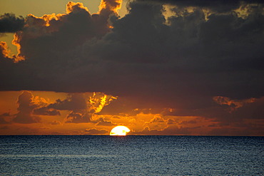 Sunset, St. Kitts and Nevis, Leeward Islands, West Indies, Caribbean, Central America 