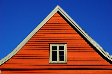 Traditional wooden Hanseatic merchants buildings of the Bryggen, UNESCO World Heritage Site, Bergen, Hordaland, Norway, Scandinavia, Europe