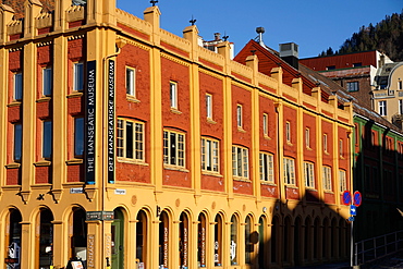 Hanseatic museum building, Bryggen, Bergen, Norway, Hordaland, Scandinavia