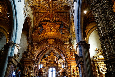 Sao Francisco Church, 600 years old, in the Ribiera district, UNESCO World Heritage Site, Porto (Oporto), Portugal, Europe