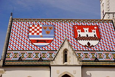 St. Mark's church on the Market Square, Government Quarter, Upper Town, Zagreb, Croatia, Europe