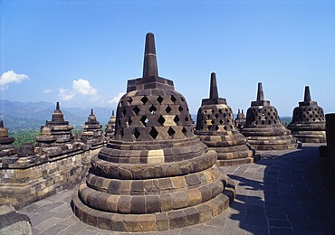 Buddhist Temple, Borobudur, Java, Indonesia