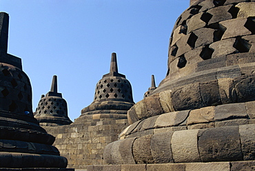 Buddhist temple, Borobudur, UNESCO World Heritage Site, Java, Indonesia, Southeast Asia, Asia