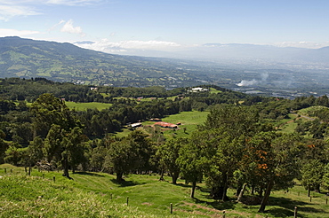 Farming on the slopes of the Poas Vocano, Costa Rica