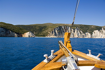 Myrtos Gulf near Assos, Kefalonia (Cephalonia), Greece, Europe