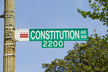 Constitution Avenue, Washington D.C. (District of Columbia), United States of America, North America