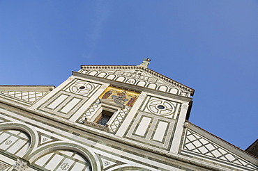 San Miniato al Monte church in the Oltrarno district, Florence (Firenze), Tuscany, Italy, Europe