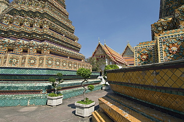 Wat Pho (Wat Phra Chetuphon), Bangkok, Thailand, Southeast Asia, Asia