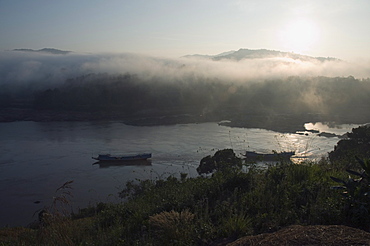 Mekong River, Golden Triangle area of Thailand, Southeast Asia, Asia